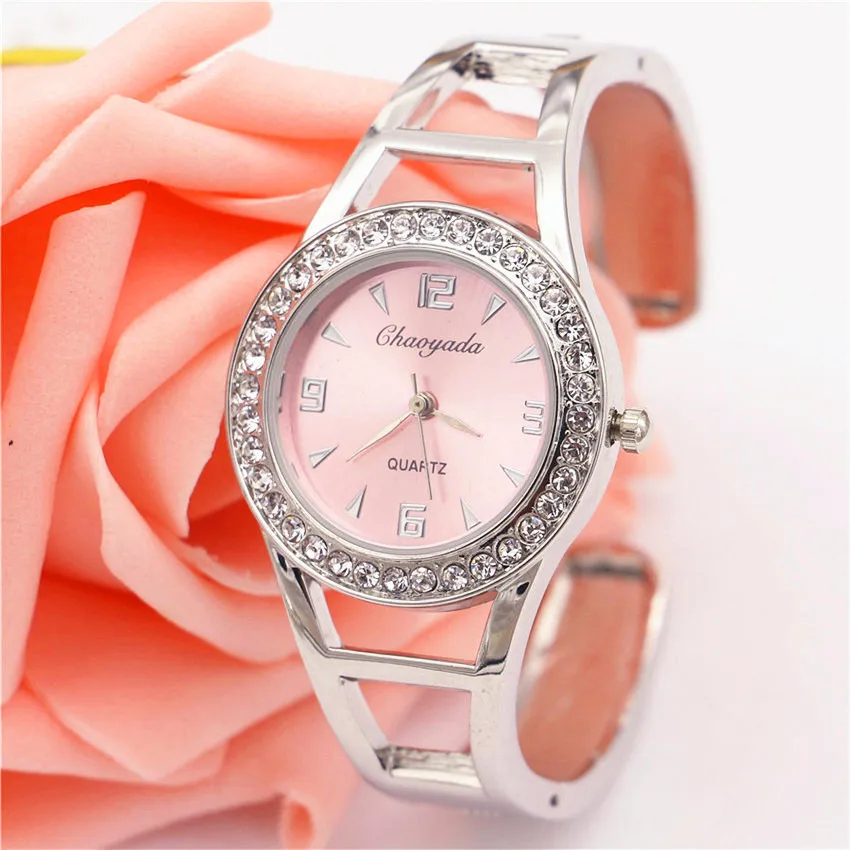 Watch Women Luxury Brand Silver Bracelet Ladies Quartz Wristwatch women