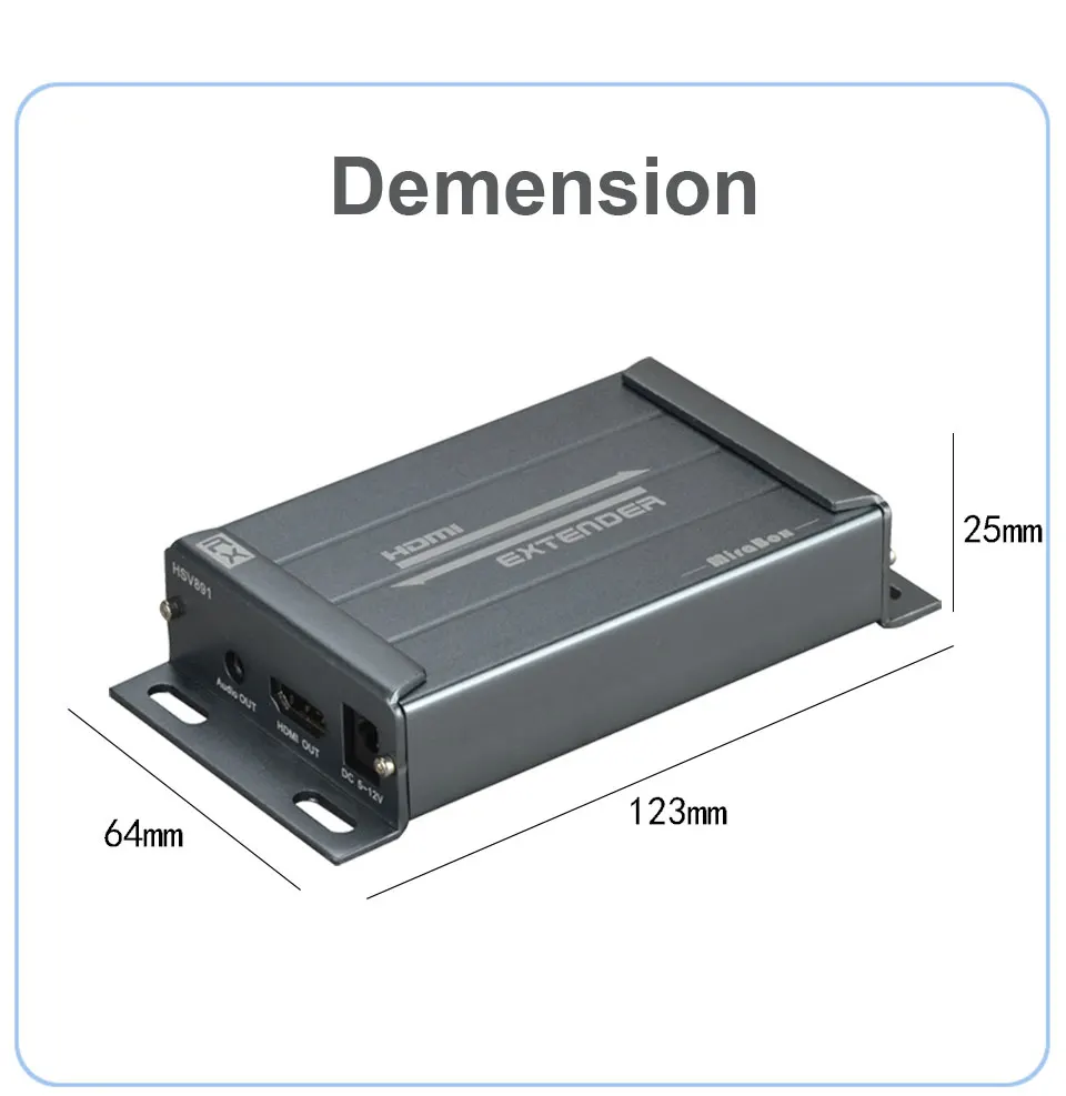 HDMI EXTENDER HSV891_12