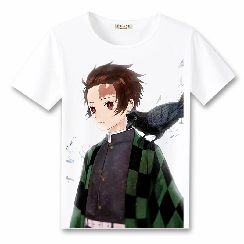 Cosroad Demon Slayer: Kimetsu No Yaiba Косплей Футболка Kamado Tanjirou Nezuko костюмы мужчины женщины