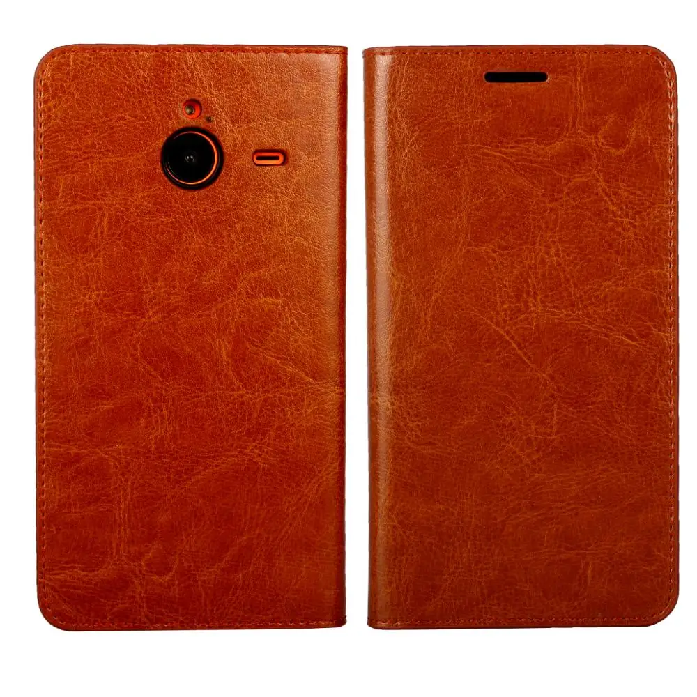 Флип чехол для Microsoft Lumia 640 950 XL Роскошный деловой кожаный бумажник телефона Fundas|case