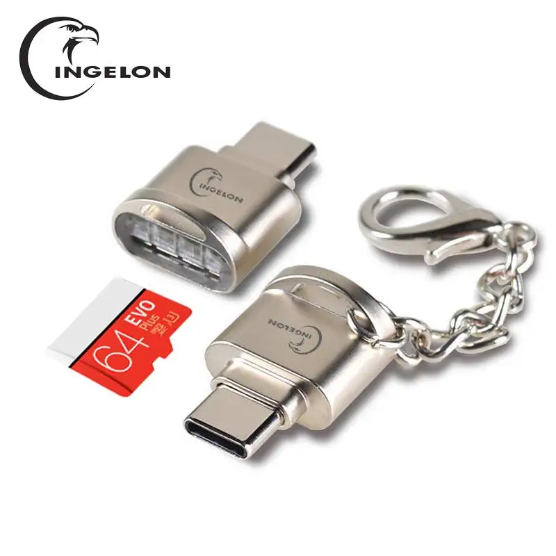 Ingelon TYPE C-TF USB 3.1 Micro SD TF Memory Card Reader Microsd Adapter For Macbook Or Smartphone With Type c USB C OTG