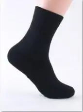 Мужские дышащие хлопковые носки размера плюс 43-49 высокого качества, мужские черные носки бизнес бренда, хлопковые носки, 5 пар/партия - Цвет: Gentleman Black