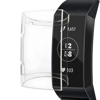 

Ultra-thin Soft TPU Protection Smart Watch Case Cover High Quality Durable Dial Shell Watch Accessories For Fitbit Charge 3