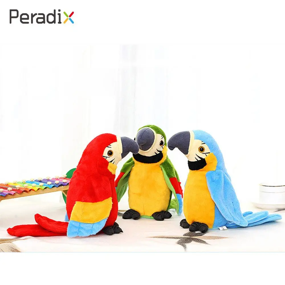 2018 Funny Repeats Parrot Smart Record Parrot Electric Talking Adorable Repeats Talking Parrot Drop Shipping