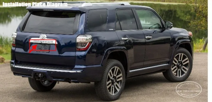 Toyota-4Runner-back-license-plate-lamp