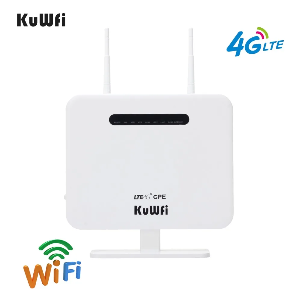 

US Shipping Unlocked 300Mbps 4G CPE Router 3G 4G Mode Standard Wireless Modem AP Router With SIM Card Solt And 5Dbi Antennas