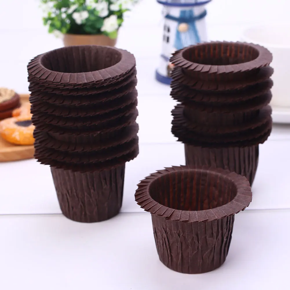 

NEW Cake Liner Case Cupcake Baking Wrapper 30Pcs Paper Kitchen Supplies DIY Not Sticky Christmas Tool