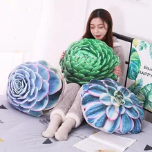 Мясистое растение имитаяция подушка для дивана в кровати гостиной плюшевая игрушка подушка для сна подушка