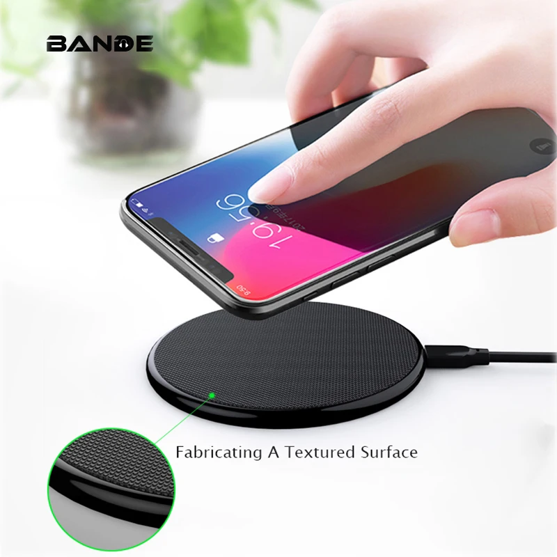 

BANDEQi Wireless Charger For iPhone 15W Fast Wireless Charging for Samsung HuaWei Xiaomi USB Charger Pad