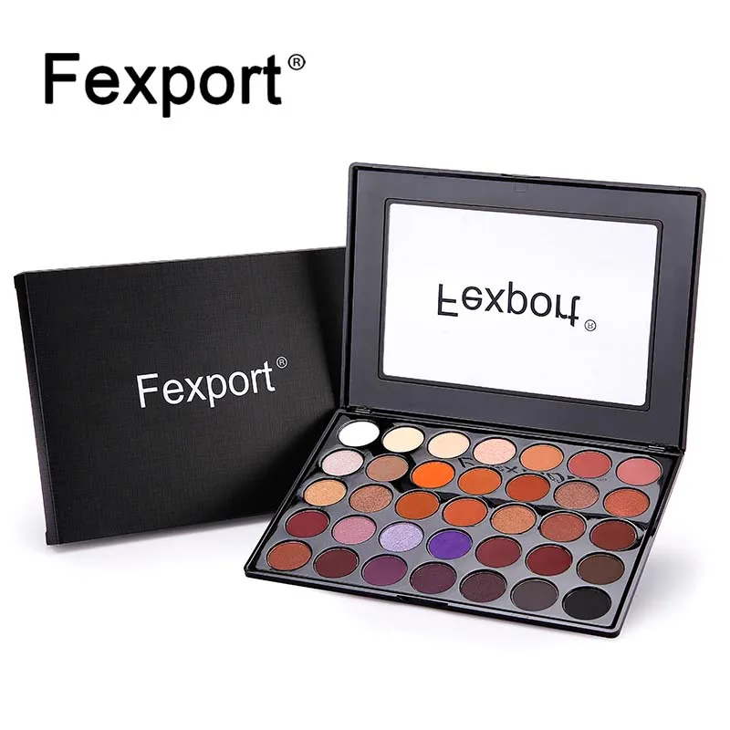 

Fexport Brand Makeup 35 color Eyeshadow Palette Shimmer Eyeshadow Pallete Cosmetics Make up FX-35