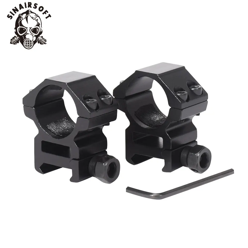 1 пара 25,4 мм винтовка кольцо с возможностью монтирования Уивер 11 мм/20 мм Базовая рейка воздушная винтовка с креплением типа «Ласточкин хвост» Rail Caza Охотничьи аксессуары