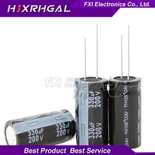 5PCS 200v330uf 330uf220v 18*35 Electrolytic capacitor 200v 330uf 18×35