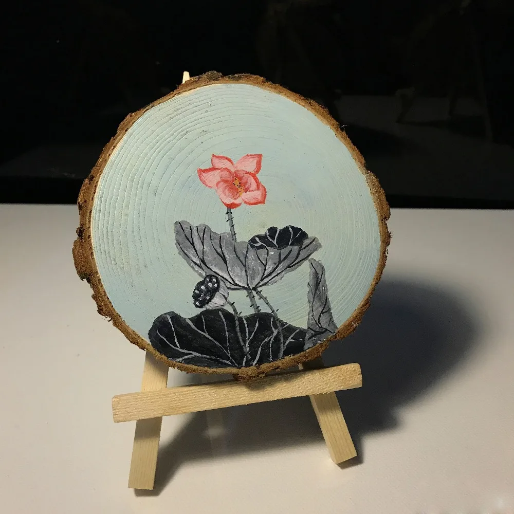 Online Pohon Irisan 22 Cm H 20 Mm Rough Cut Putaran Kayu Alami Slice Pedesaan Irisan Kayu untuk Pernikahan Dekorasi kerajinan Blok Bangunan