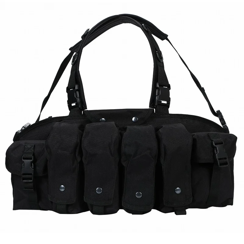 CQC AK Chest Rig Molle Tactical Vest Military Army Equipment AK 47 Magazine Pouch Outdoor Airsoft P