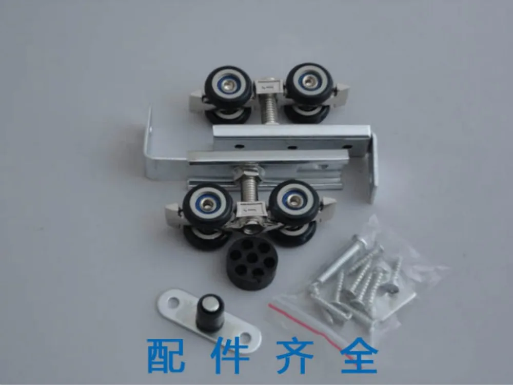 

5pair hardware Slide Doors pulley, Sliding doors hanging rail wheel, small size, 5 sets/ ,for one door/ 30 * 30 hanging rail