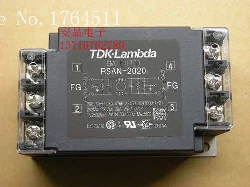 

[BELLA] The original RSAN-2020 RSAN-2030 EMC new TDK-Lambda 20A single phase filter