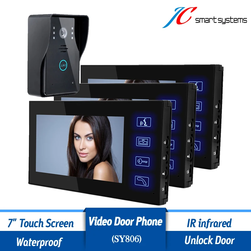 Wired doorbell waterproof outdoor font b camera b font with bell video font b door b