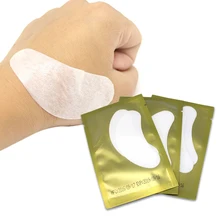 50 пар накладки для глаз Накладные ресницы изолированные прокладки накладные ресницы частная марка ресницы удлинители