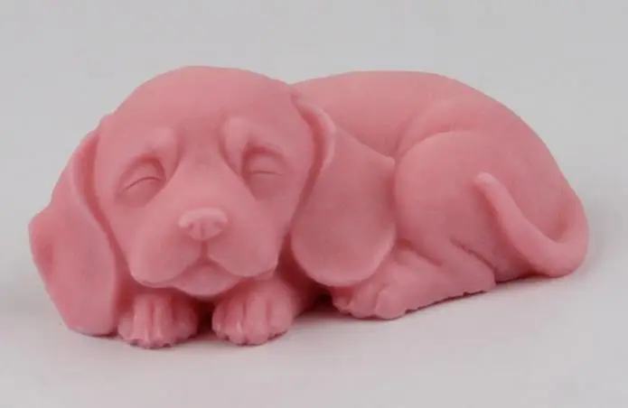 11*7,8*5 см 3D Собака Мыло Плесень силиконовые формы, свечи формы, силикагель плесень, Кухня украшения торта инструменты