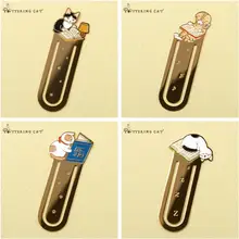 4 шт. поттеринг Cat Металл kawaii закладки для чтения Винтаж закладки канцелярия Школьные принадлежности marcador де livros6114