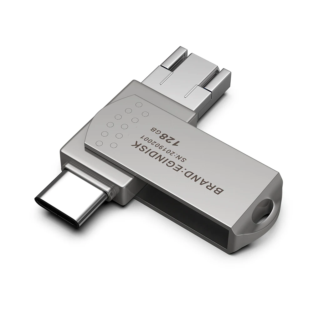 Usb флеш накопитель TYPE C 3 0 для телефонов Android металлический Флешка Type c / Micro с