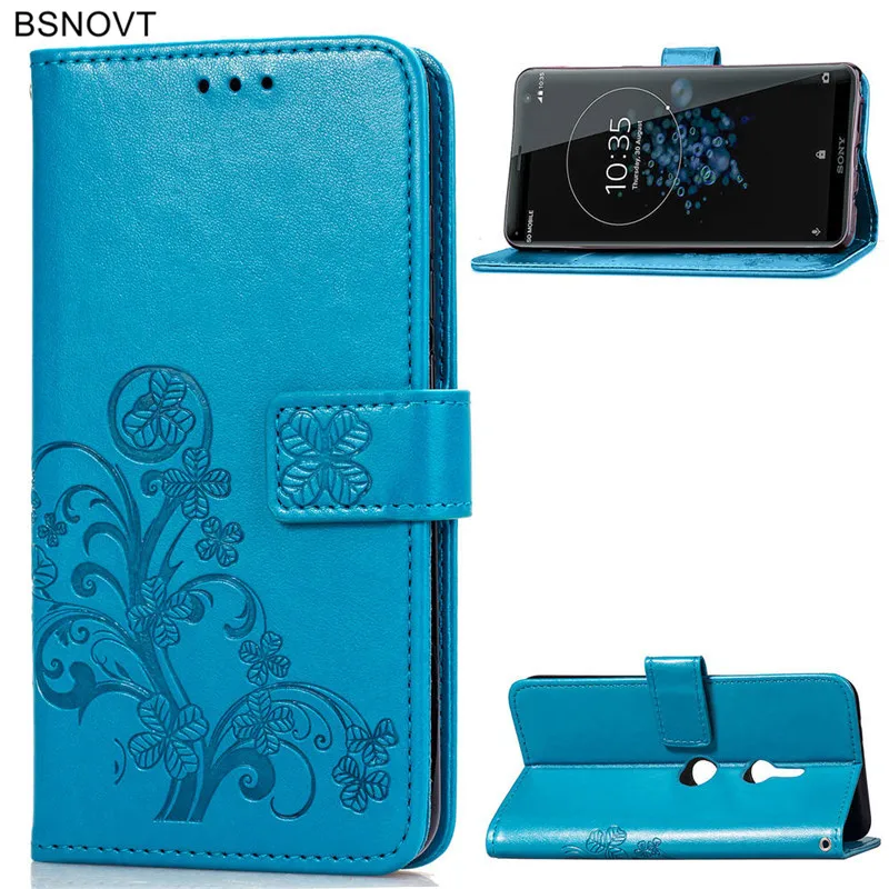 

For Sony Xperia XZ3 Case For Sony Xperia XZ3 Flip Case Cover Silicone For Sony XZ3 Leather Wallet Phone Case Bumper Cover Funda