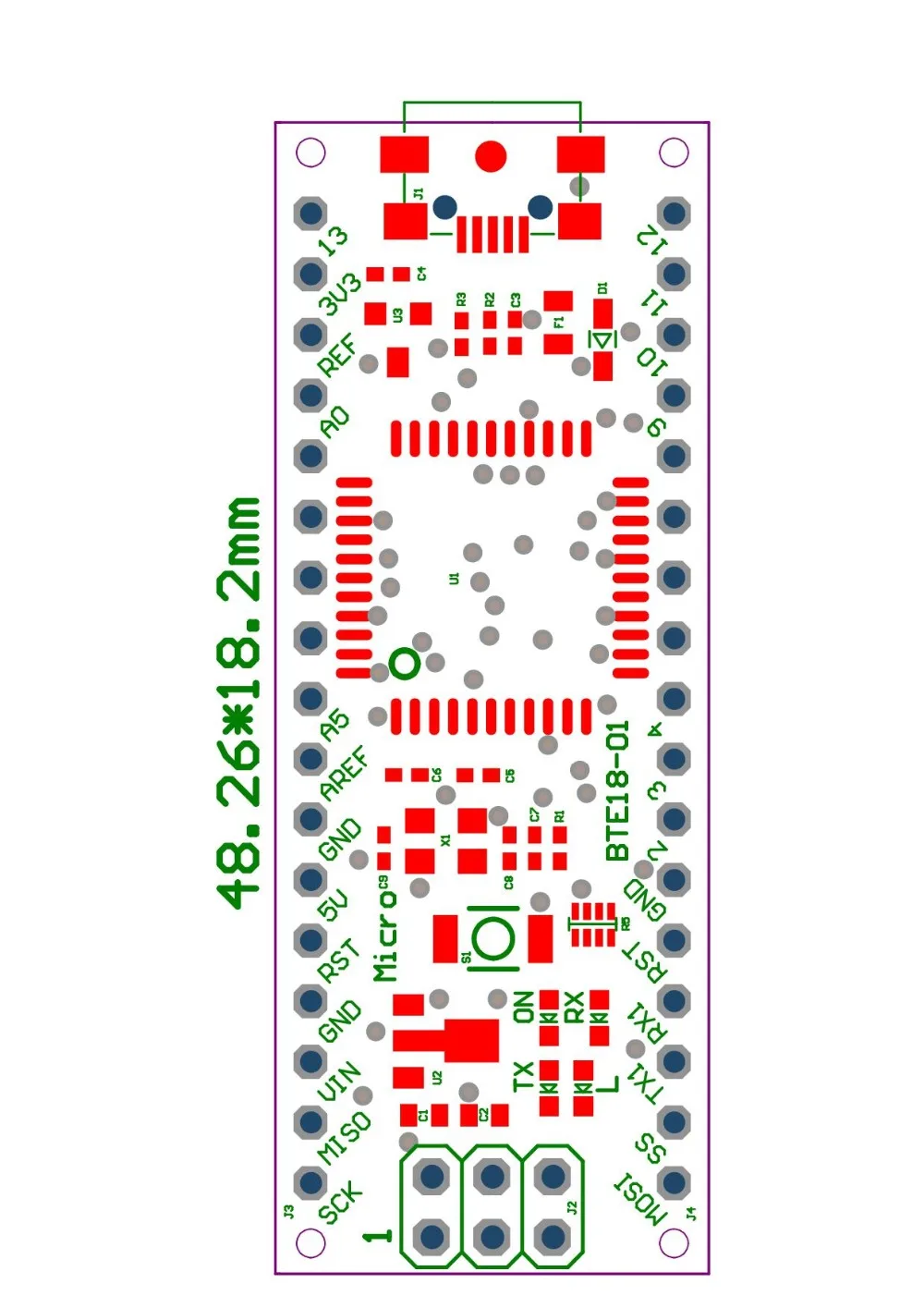 1 шт. заменить Pro Micro ATMega32U4-AU BTE18-01