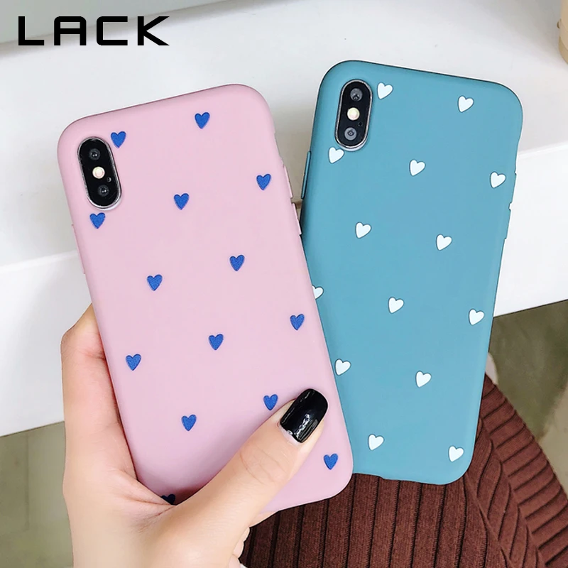 Симпатичные чехлы для iphone XS Max из мягкого ТПУ с сердечками X XR 6 6S 7 8 Plus | Мобильные