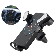 W2 QI автомобильное беспроводное зарядное устройство Держатель для iPhone X 8 samsung Galaxy S8 S7 S6 Note 8 Plus быстрая Беспроводная зарядка