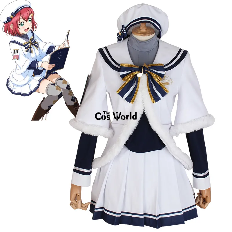 Рождественская Униформа Love Live Sunshine Aqours Ruby Kurosawa костюмы для косплея аниме| |
