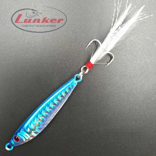 Lunker metal shore micro jig S shaped 12g 20g micro jigging origin long