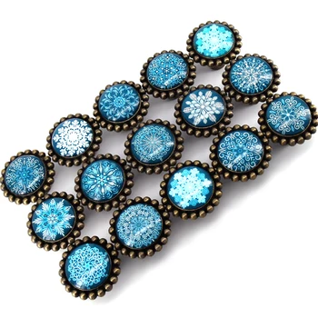

One Piece Vintage Retro Cabinet Door Cupboard Bin Handle Pulls Furniture Hardware European Crystal Glass Knob Snow pattern