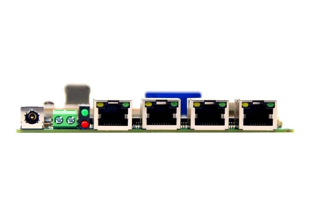 2016 ультра тонком 12*12 см mothboard для 4 LAN Сетевое оборудование/мягкий маршрутизатор