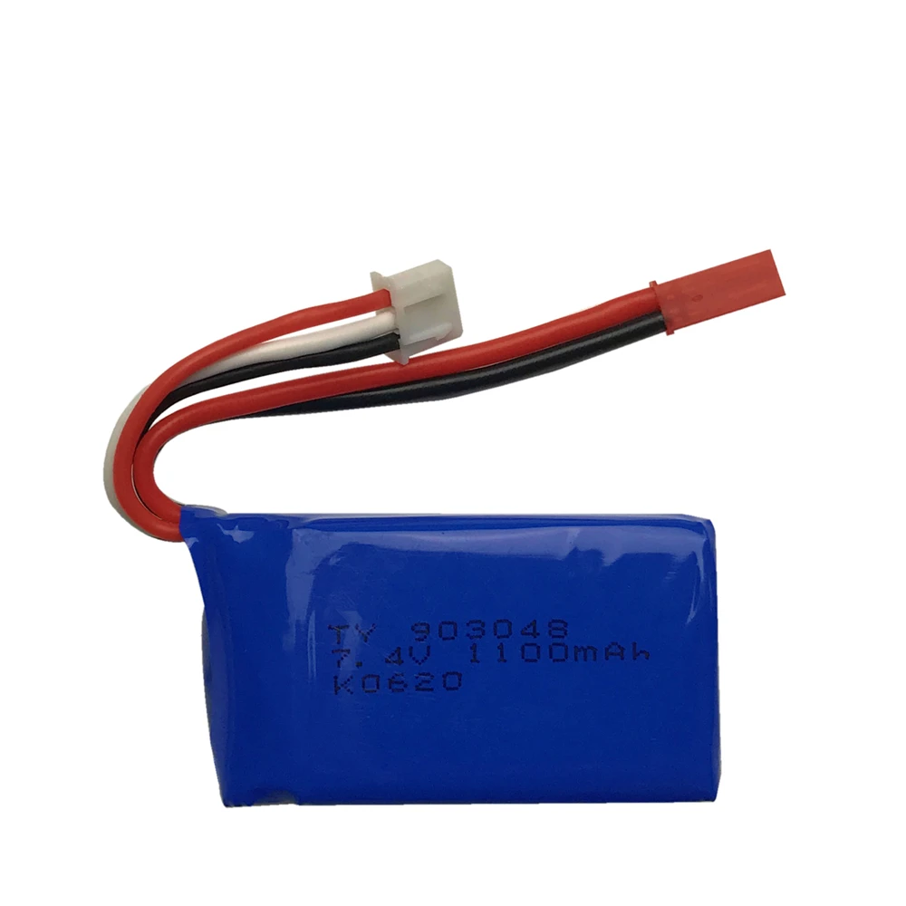 7 4 В для Wltoys A949 A959 A969 A979 K929 Литий Полимерный Аккумулятор в 1100 мАч литий полимерный
