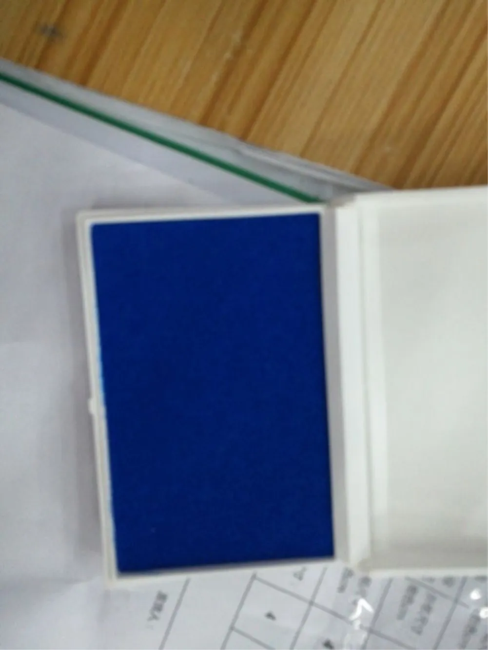 Детские Безопасные печатные чернильные подушечки без чернильного отпечатка, набор для печати рук на память, сувенирные подарки для новорожденных - Цвет: blue