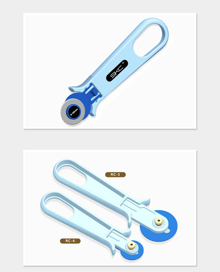 SKC роторный резак для шитья, шитья, кожаной ткани, ремесло, режущий инструмент, сделай сам, портной нож, ручная работа, сделай сам, поворачивает нож 28 мм, 45 мм