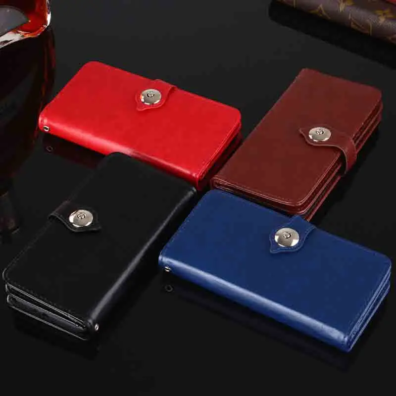 For Samsung S5/I9600 S6/G9200 S7/G9300 Wallet 2 In 1 MultiFunction Purse Bag Crazy Horse Grain Phone Cases+Cards Photo Frame