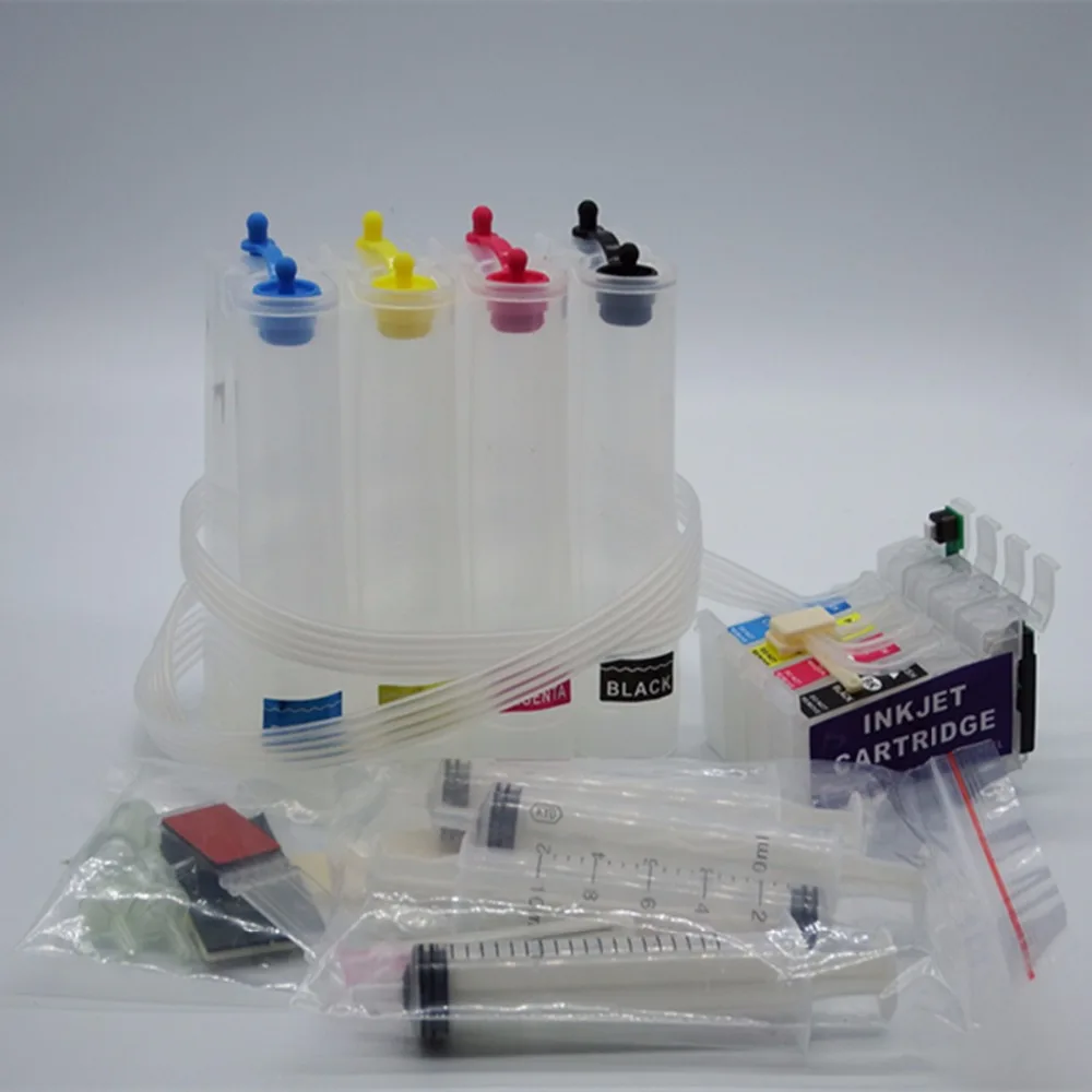 

1 Set CISS For Epson XP401 Empty Continuous Ink Supply System T1961 T1962 T1963 T1964 With ARC Chips Free Shipping