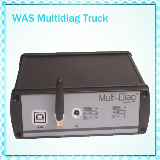 

2015 Professional WAS Multi-Diag Multi-Di@g Multi Diag Multidiag Truck Diagnostic Tool Bluetooth Multi-Language Heavy Duty