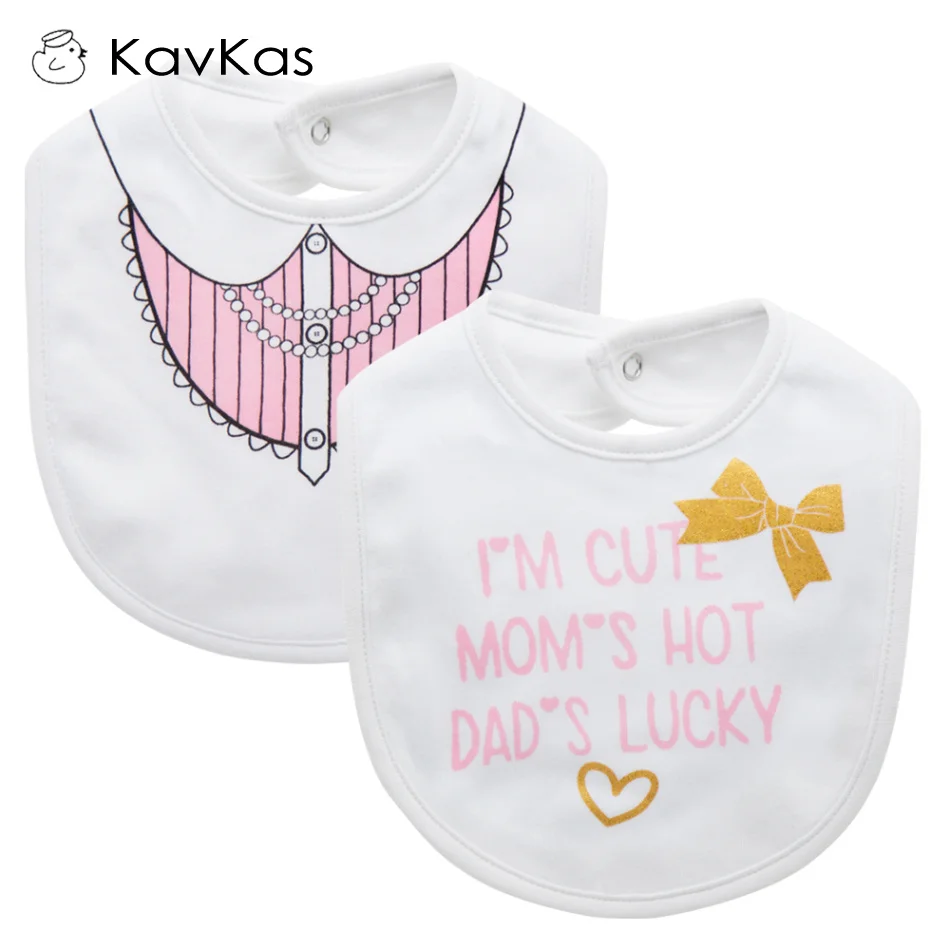 Kavkas Baby Bibs Baby Clothing Accessories Baberos Apron Kids Boy Bandana Stuff Bibs Roupas Infantis Menina