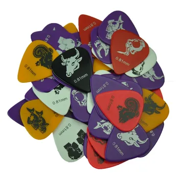

20pcs Medium 0.81mm Constellation Printing Guitar Picks Plectrums Assorted Colors Celluloid