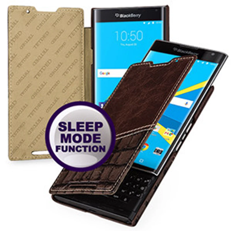 Чехол книжка из натуральной кожи для Blackberry Priv 100% дюйма|flip cover|leather casecover for |