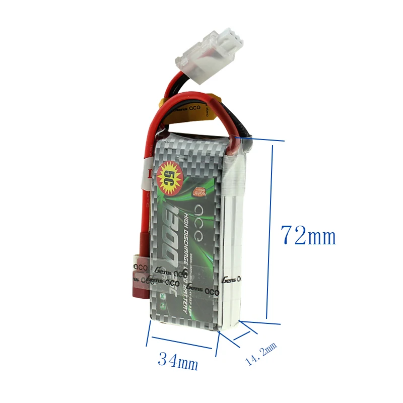 Gens ACE 2S Lipo 3S Аккумулятор 7,4 V 11,1 V 800mAh 1300mAh 1800mAh 2200mAh 3300mAh 4000mAh 5300mAh с разъемом T/XT60