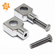 1 пара 1 ''25 мм Руль Riser крепление зажимы для мотоцикла Dirt Bike серебро