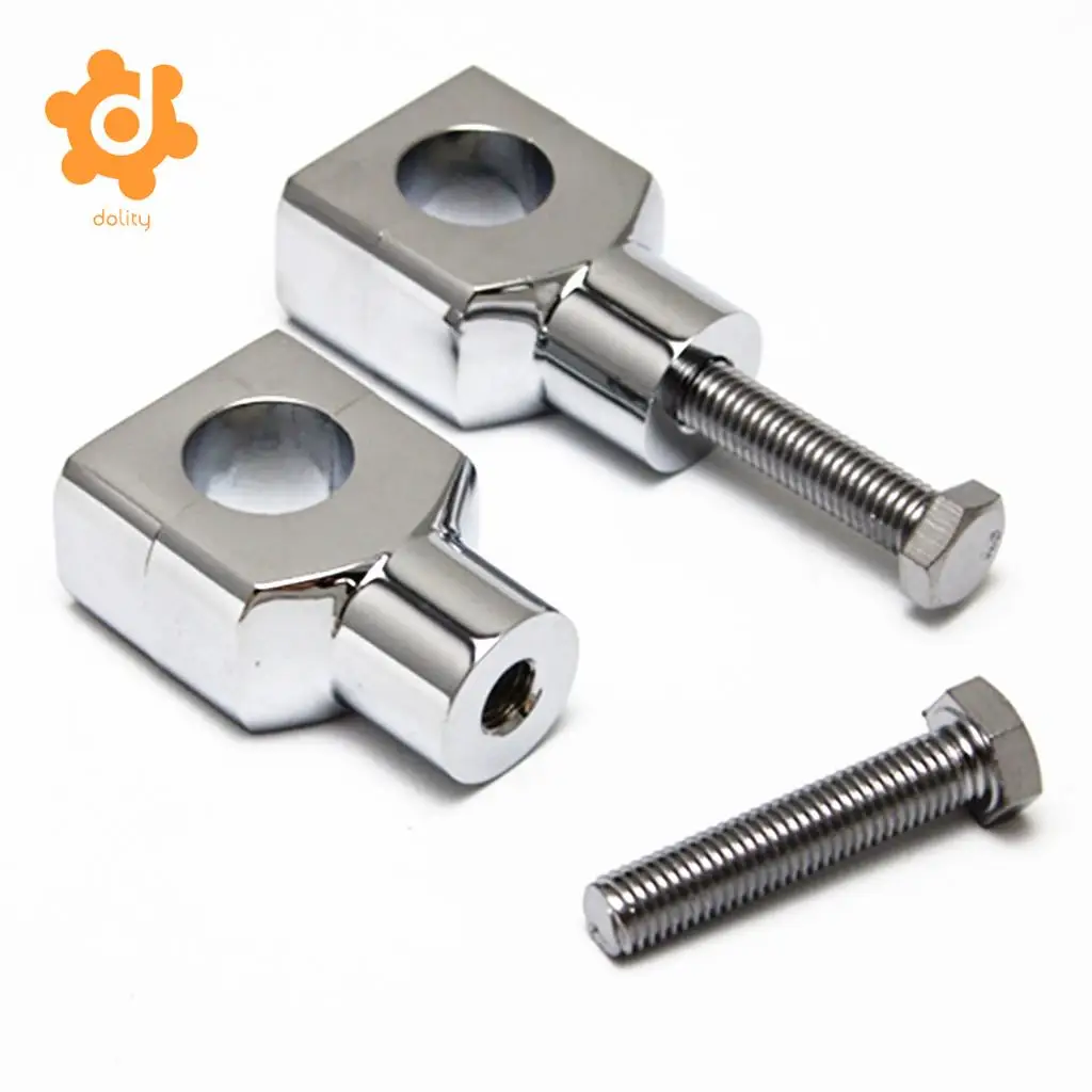 

1 Pair 1'' 25mm Handlebar Riser Mount Clamps for Motorcycle Dirt Bike Silver