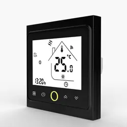 BHT-002GC программируемый термостат подсветка ЖК дисплей экран настенный для воды/газа терморегулятор комнатный температура контроллер 3A