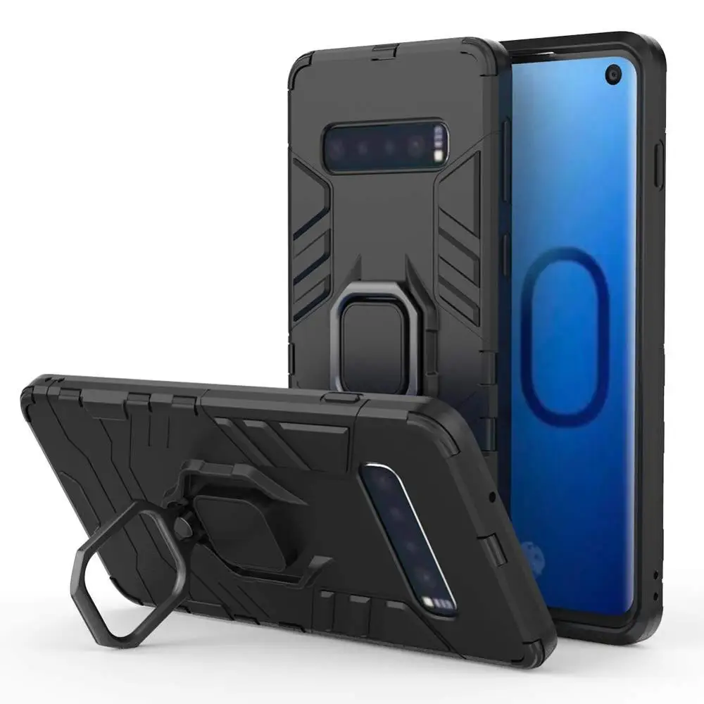 Case For Samsung Galaxy S10 S9 S8 Plus S10e Note 20 9 Cover Ring Kickstand A70 A60 A50 A40 A30 A20 A10 A90 | Мобильные телефоны и