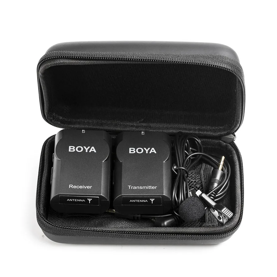 

BOYA BY-WM4 Professional Wireless Microphone Omnidirectional Lavalier Mic For Canon DSLR Recorder For iPhone 5 6 7 8 Microphones