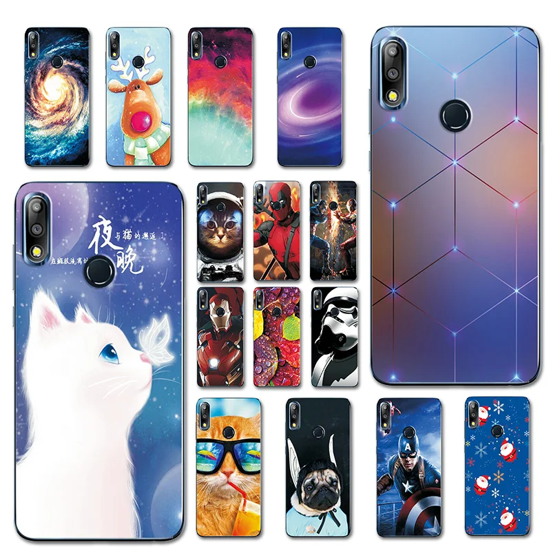 

For Asus Zenfone Max Pro 2 ZB631KL Back Cover Case ZB631KL Brilliant Animal Silicone Phone Bags For Zenfone ZB631KL Bumper Funda