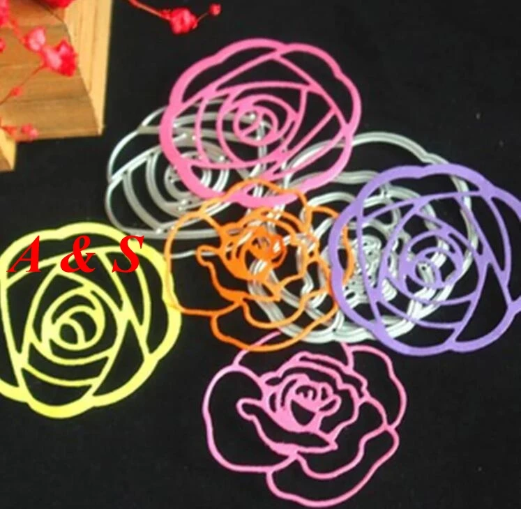  N542 METAL CUTTING DIES rose flower wedding background Scraper card album invitation PAPER CRAFT em - 32858569247